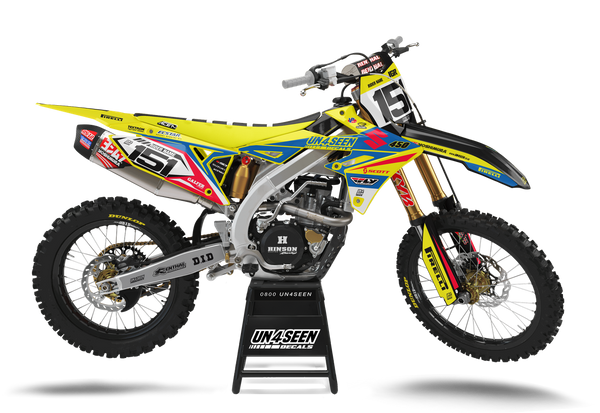 Suzuki Slip Graphic Kit - RMZ RM RMX DR DRZ JR Models | All Years