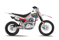 Kawasaki Zombie Blood Graphic Kit - KK KXF KDX KLX Models | All Years