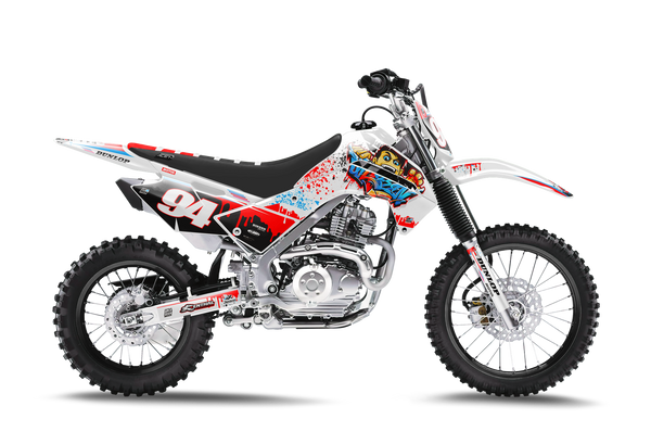 Kawasaki Zombie Blood Graphic Kit - KK KXF KDX KLX Models | All Years