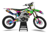 Kawasaki Retro Yippies Graphics Kit  - Bliss