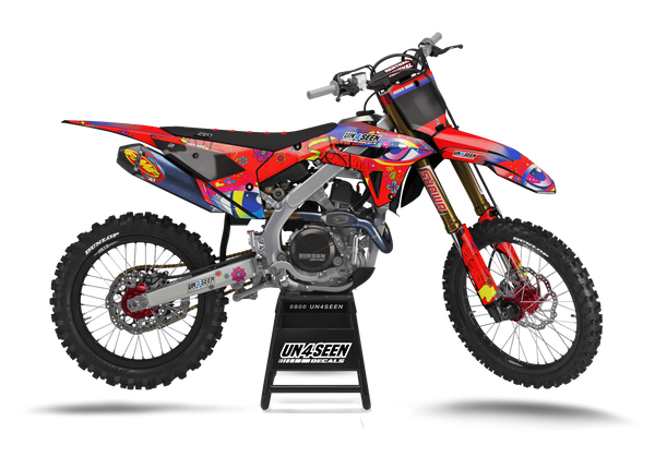 Honda Retro Yippies Graphics Kit  - Happy Soul