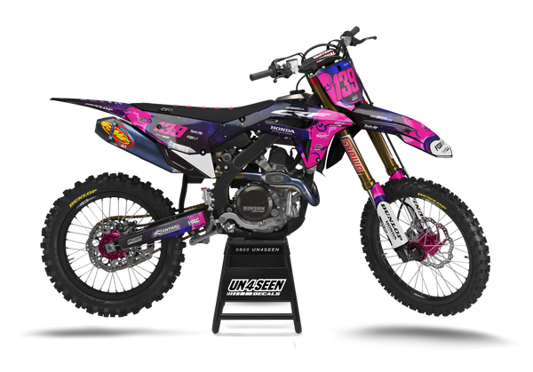 honda crf galaxy Graphics Kit - night rider