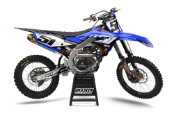 Yamaha Rev Blue Graphic Kit - YZ YZF WR TTR PW Models | All Years