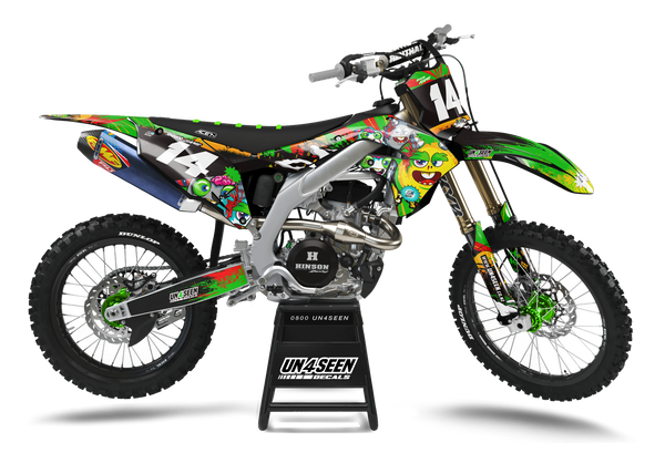 Kawasaki  Moaning Monsters Graphics Kit - Little Brows