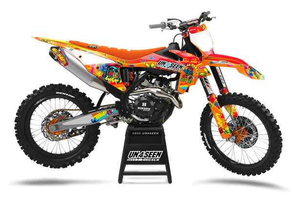 KTM Retro Yippies  Graphics Kit - Peace Not War