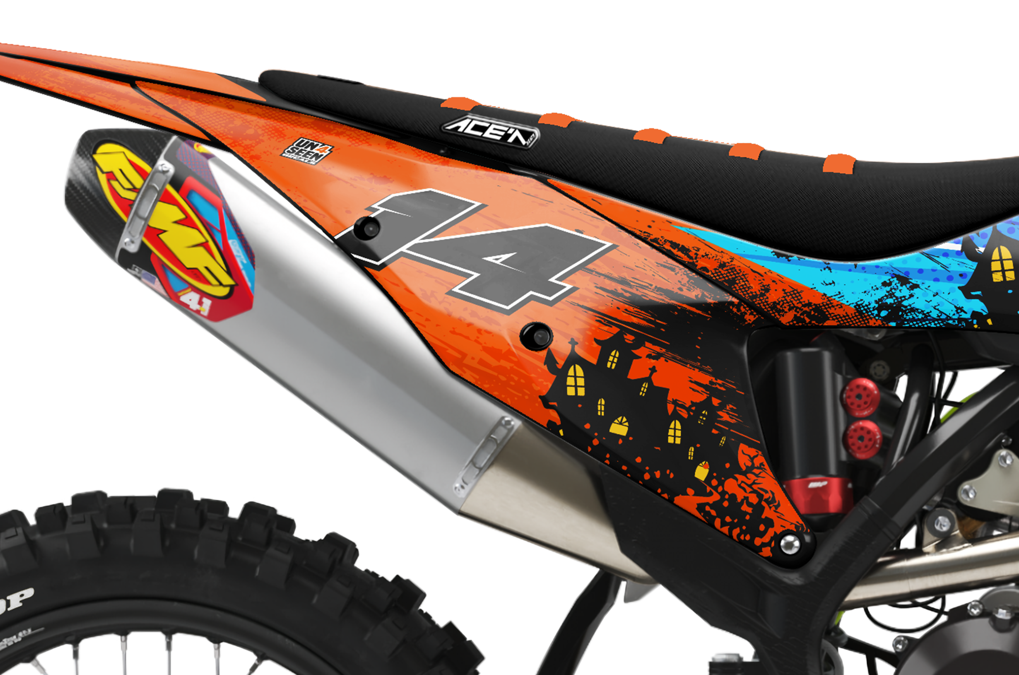 KTM  Moaning Monsters Graphics Kit - Starlight Slop