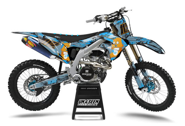 Kawasaki  Hissing Kittys Graphics Kit - PATCHED MINSKIN