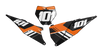 KTM Number Background Decals - Scurry