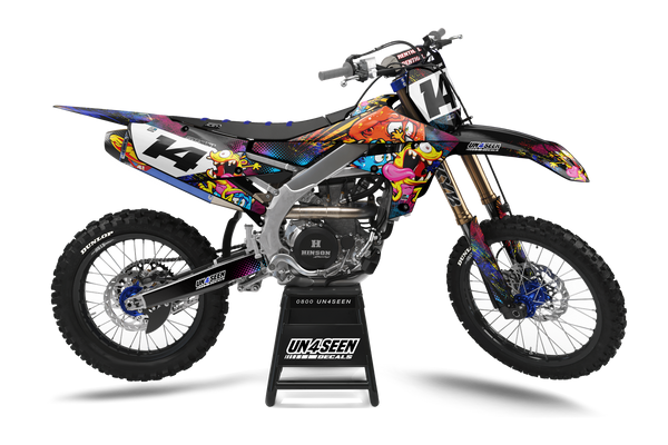 Yamaha Moaning Monsters Graphics Kit -  Muckya