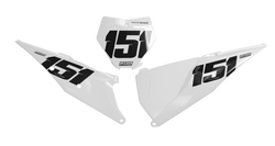 KTM Clean White Number Background - SX SXF XC XCF EXC EXCF Models | All Years