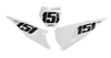 KTM Number Background Decals - Clean White