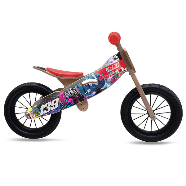 Un4seen Balance Bike - Splash Red