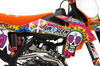 KTM Retro Yippies  Graphics Kit - Drop Acid Not Bombs