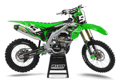 Kawasaki Fasthouse Green Graphic Kit - KK KXF KDX KLX Models | All Years