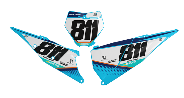 KTM Ninty Number Background - SX SXF XC XCF EXC EXCF Models | All Years