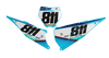 KTM Number Background Decals - Ninty
