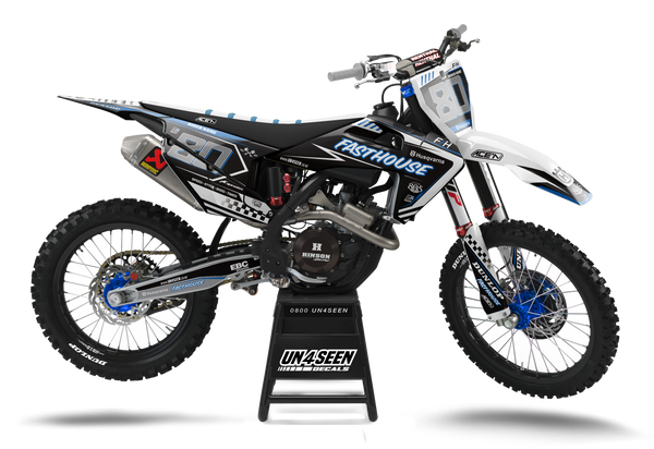 Husqvarna Fasthouse Black Graphic Kit - TC FC TE TX FE FS FX Models | All Years