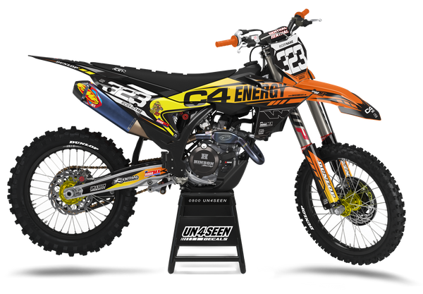 KTM C4 Ktm 1 Graphic Kit - SX SXF XC XCF EXC EXCF Models | All Years