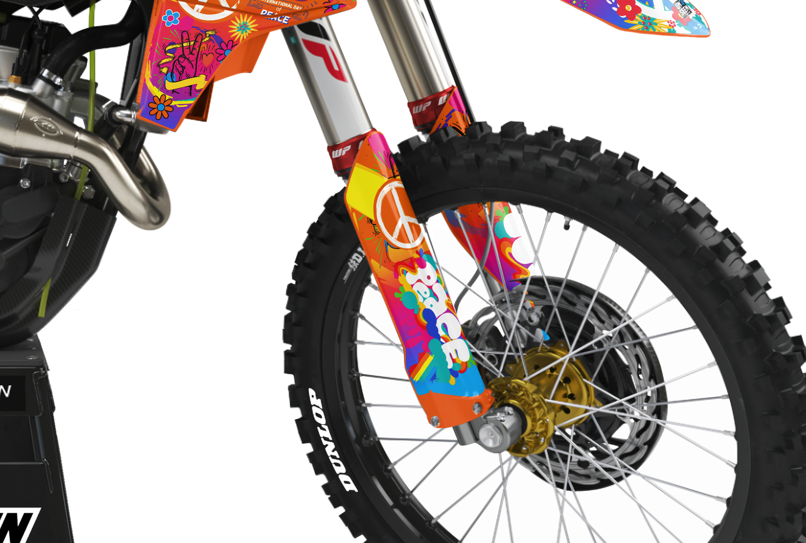 KTM Retro Yippies  Graphics Kit - Bliss