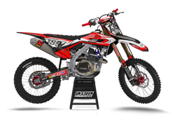 Honda Rile Red Graphic Kit - CRF CR XR Models | All Years