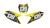 Suzuki Number Background Decals - Luck