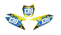 Suzuki Luck Number Background - RMZ RM RMX DR DRZ JR Models | All Years
