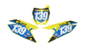 Suzuki Number Background Decals - Luck