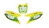 Suzuki Number Background Decals - Slight