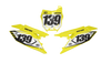 Suzuki Number Background Decals - Slight