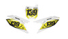 Suzuki Number Background Decals - Slight