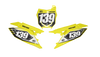 Suzuki Number Background Decals - Slight