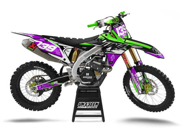 Suzuki Success Purple Graphic Kit - RMZ RM RMX DR DRZ JR Models | All Years