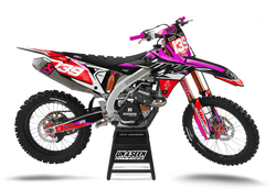 Suzuki Success Pink Graphic Kit - RMZ RM RMX DR DRZ JR Models | All Years