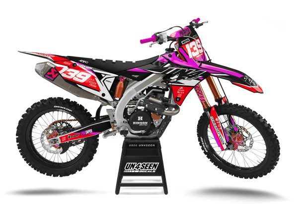 Suzuki Success Pink Graphic Kit - RMZ RM RMX DR DRZ JR Models | All Years