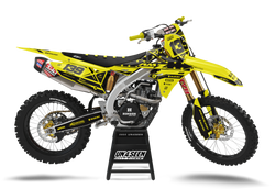 Suzuki Major Yellow Graphic Kit - RMZ RM RMX DR DRZ JR Models | All Years