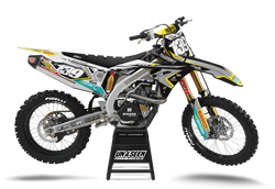 Suzuki Yowl Grey Graphic Kit - RMZ RM RMX DR DRZ JR Models | All Years