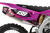 Suzuki Graphics Kit - Zebz Pink
