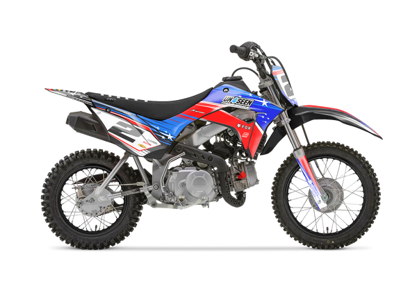 Honda Sky Red Graphic Kit - CRF CR XR Models | All Years