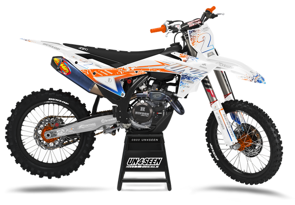 KTM Swift White Graphic Kit - SX SXF XC XCF EXC EXCF Models | All Years