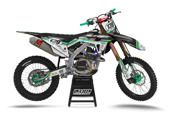 Honda Tracks Aqua Graphic Kit - CRF CR XR Models | All Years