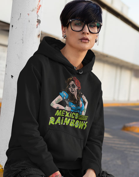 Girls Hoodie - Mexico Rainbows
