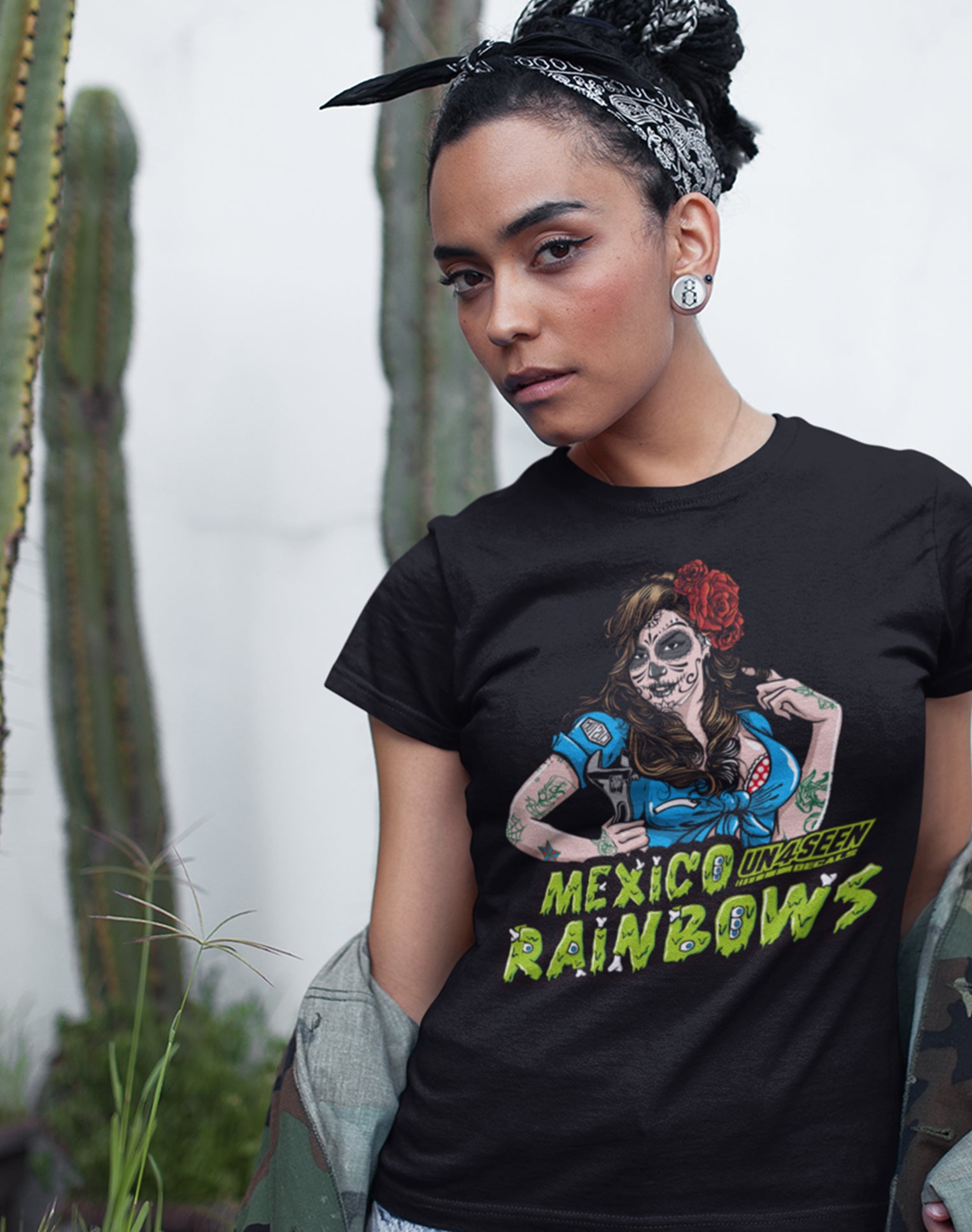 Girls Tee - Mexico Rainbows
