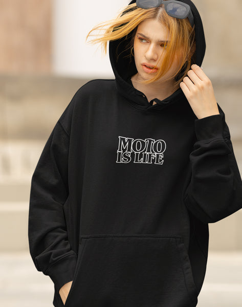 Girls Hoodie - Moto is Life