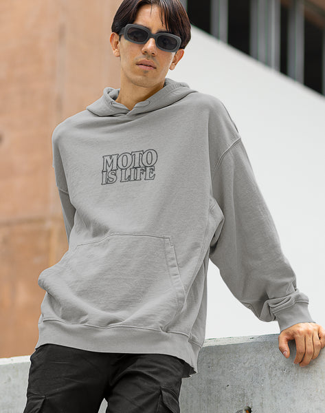 Guys Hoodie - Moto Is Life