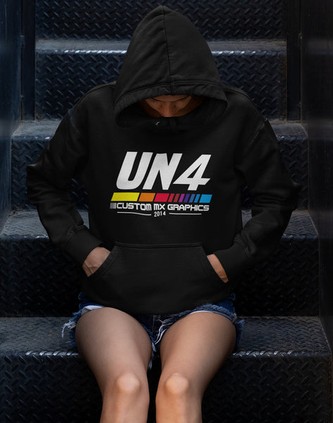 Girls Hoodie  - Un4 Rainbow