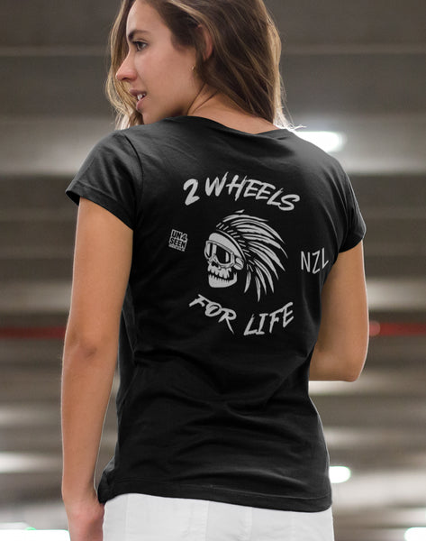 Girls Tee - 2 wheels for life