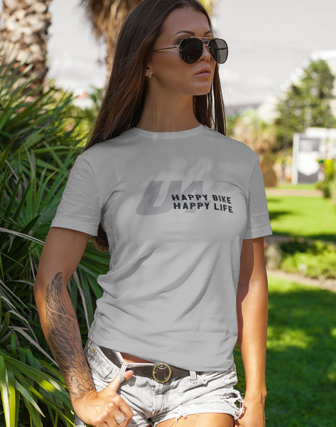 Girls Tee - Happy Bike Happy Life