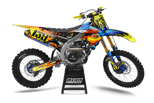Yamaha Zombie Graphics Kit - Raging Bull