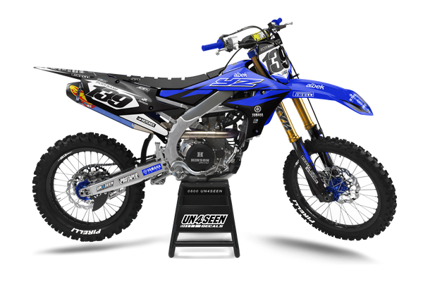 Yamaha Beat Blue Graphic Kit - YZ YZF WR TTR PW Models | All Years
