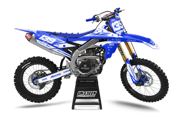 Yamaha Major White Graphic Kit - YZ YZF WR TTR PW Models | All Years